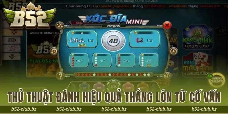 thuật đánh hiệu quả thắng lớn từ cố vấn